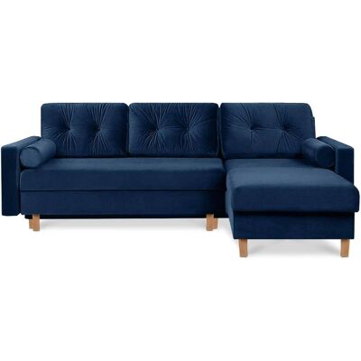 KONSIMO Ecksofa Eriso ¦ blau ¦ Maße (cm): B: 240 H: 75 KONSIMO Ecksofa Eriso ¦ blau ¦ Maße (cm): B: 240 H: 75