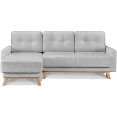 KONSIMO Ecksofa Visna ¦ grau ¦ Maße (cm): B: 228 H: 79 KONSIMO Ecksofa Visna ¦ grau ¦ Maße (cm): B: 228 H: 79