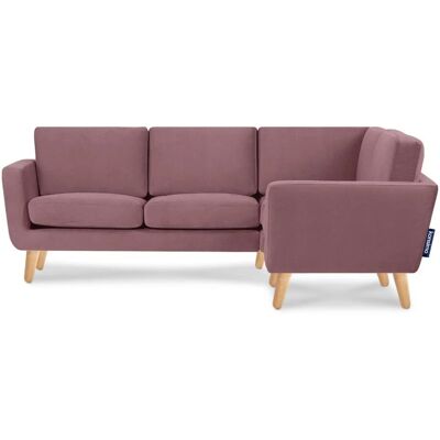 KONSIMO Ecksofa Tagio ¦ rosa/pink ¦ Maße (cm): B: 220 H: 80 KONSIMO Ecksofa Tagio ¦ rosa/pink ¦ Maße (cm): B: 220 H: 80