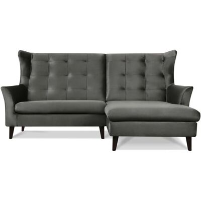 KONSIMO Ecksofa Salis ¦ grau ¦ Maße (cm): B: 225 H: 105 KONSIMO Ecksofa Salis ¦ grau ¦ Maße (cm): B: 225 H: 105