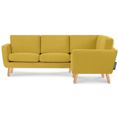 KONSIMO Ecksofa Tagio ¦ gelb ¦ Maße (cm): B: 220 H: 80 KONSIMO Ecksofa Tagio ¦ gelb ¦ Maße (cm): B: 220 H: 80