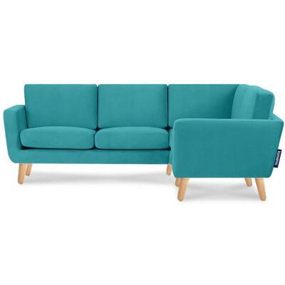 KONSIMO Ecksofa Tagio ¦ türkis/petrol ¦ Maße (cm): B: 220 H: 80 KONSIMO Ecksofa Tagio ¦ türkis/petrol ¦ Maße (cm): B: 220 H: 80