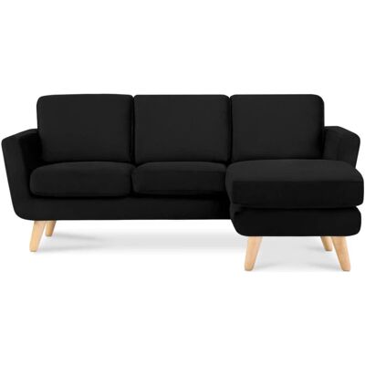 KONSIMO Ecksofa Tagio ¦ schwarz ¦ Maße (cm): B: 190 H: 78 KONSIMO Ecksofa Tagio ¦ schwarz ¦ Maße (cm): B: 190 H: 78