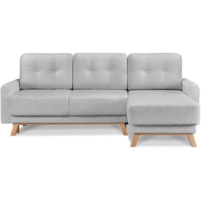 KONSIMO Ecksofa Visna ¦ grau ¦ Maße (cm): B: 228 H: 79 KONSIMO Ecksofa Visna ¦ grau ¦ Maße (cm): B: 228 H: 79