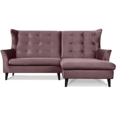 KONSIMO Ecksofa Salis ¦ rosa/pink ¦ Maße (cm): B: 225 H: 105 KONSIMO Ecksofa Salis ¦ rosa/pink ¦ Maße (cm): B: 225 H: 105