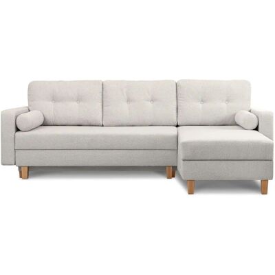 KONSIMO Ecksofa Eriso ¦ weiß ¦ Maße (cm): B: 240 H: 75 KONSIMO Ecksofa Eriso ¦ weiß ¦ Maße (cm): B: 240 H: 75