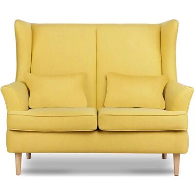 KONSIMO Einzelsofa Stralis ¦ gelb ¦ Maße (cm): B: 136 H: 106 KONSIMO Einzelsofa Stralis ¦ gelb ¦ Maße (cm): B: 136 H: 106