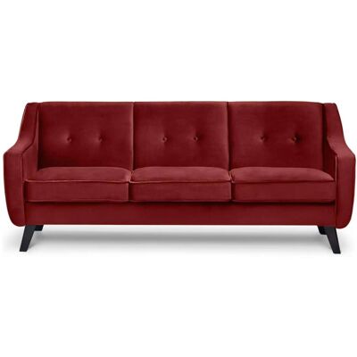KONSIMO Einzelsofa Terso ¦ rot ¦ Maße (cm): B: 206 H: 81 KONSIMO Einzelsofa Terso ¦ rot ¦ Maße (cm): B: 206 H: 81