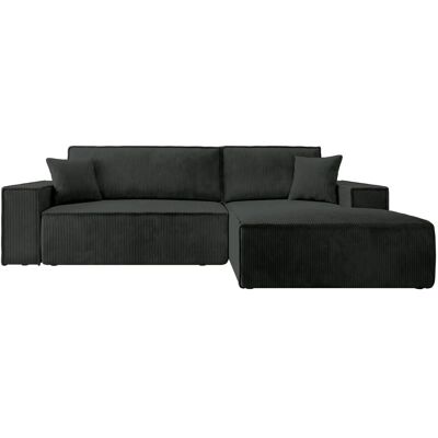 Selsey Ecksofa mit Schlaffunktion Farese ¦ schwarz ¦ Maße (cm): B: 267 H: 85 Selsey Ecksofa mit Schlaffunktion Farese ¦ schwarz ¦ Maße (cm): B: 267 H: 85