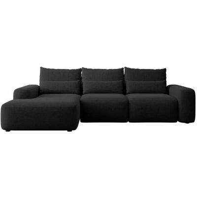 Selsey Ecksofa mit Schlaffunktion Carnos ¦ schwarz ¦ Maße (cm): B: 264 H: 82 Selsey Ecksofa mit Schlaffunktion Carnos ¦ schwarz ¦ Maße (cm): B: 264 H: 82