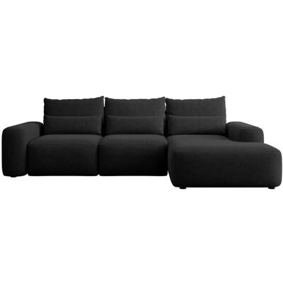 Selsey Ecksofa mit Schlaffunktion Carnos ¦ schwarz ¦ Maße (cm): B: 264 H: 82 Selsey Ecksofa mit Schlaffunktion Carnos ¦ schwarz ¦ Maße (cm): B: 264 H: 82