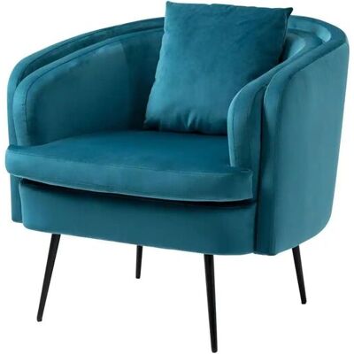 Höffner Sessel Duke ¦ blau ¦ Maße (cm): B: 81 H: 76 Höffner Sessel Duke ¦ blau ¦ Maße (cm): B: 81 H: 76