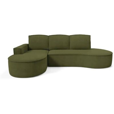 Höffner Ecksofa Flow ¦ grün ¦ Maße (cm): B: 277 H: 88 Höffner Ecksofa Flow ¦ grün ¦ Maße (cm): B: 277 H: 88
