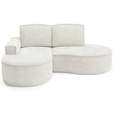 Höffner Ecksofa Flow ¦ weiß ¦ Maße (cm): B: 210 H: 88 Höffner Ecksofa Flow ¦ weiß ¦ Maße (cm): B: 210 H: 88