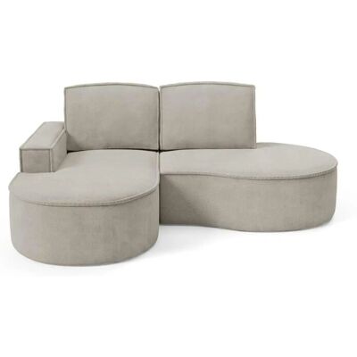 Höffner Ecksofa Flow ¦ beige ¦ Maße (cm): B: 210 H: 88 Höffner Ecksofa Flow ¦ beige ¦ Maße (cm): B: 210 H: 88