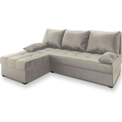 MASSENO Ecksofa mit Schlaffunktion Rita ¦ beige ¦ Maße (cm): B: 200 H: 85 MASSENO Ecksofa mit Schlaffunktion Rita ¦ beige ¦ Maße (cm): B: 200 H: 85