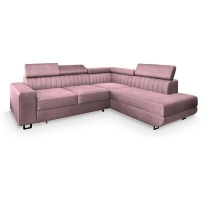 MASSENO Ecksofa mit Schlaffunktion Nola ¦ lila/violett ¦ Maße (cm): B: 253 H: 88 MASSENO Ecksofa mit Schlaffunktion Nola ¦ lila/violett ¦ Maße (cm): B: 253 H: 88