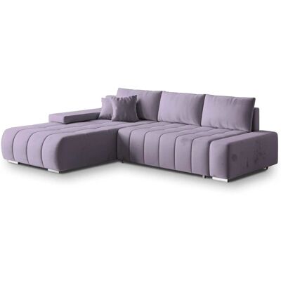 MASSENO Ecksofa mit Schlaffunktion Alese ¦ lila/violett ¦ Maße (cm): B: 265 H: MASSENO Ecksofa mit Schlaffunktion Alese ¦ lila/violett ¦ Maße (cm): B: 265 H: