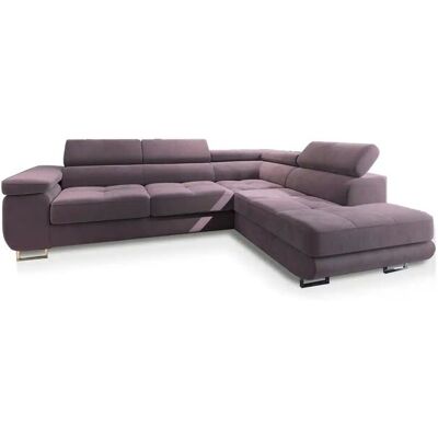 MASSENO Ecksofa mit Schlaffunktion Selva ¦ lila/violett ¦ Maße (cm): B: 277 H: MASSENO Ecksofa mit Schlaffunktion Selva ¦ lila/violett ¦ Maße (cm): B: 277 H: