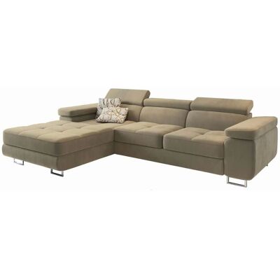 MASSENO Ecksofa mit Schlaffunktion Elma ¦ creme ¦ Maße (cm): B: 280 H: 90 MASSENO Ecksofa mit Schlaffunktion Elma ¦ creme ¦ Maße (cm): B: 280 H: 90