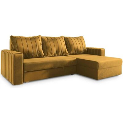 MASSENO Ecksofa mit Schlaffunktion Carl ¦ gelb ¦ Maße (cm): B: 236 H: 85 MASSENO Ecksofa mit Schlaffunktion Carl ¦ gelb ¦ Maße (cm): B: 236 H: 85