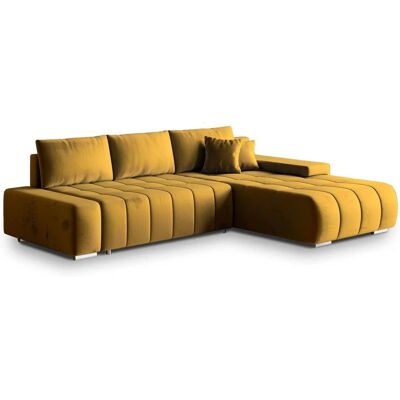 MASSENO Ecksofa mit Schlaffunktion Alese ¦ gelb ¦ Maße (cm): B: 265 H: 85 MASSENO Ecksofa mit Schlaffunktion Alese ¦ gelb ¦ Maße (cm): B: 265 H: 85