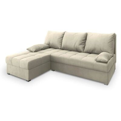 MASSENO Ecksofa mit Schlaffunktion Rita ¦ creme ¦ Maße (cm): B: 200 H: 85 MASSENO Ecksofa mit Schlaffunktion Rita ¦ creme ¦ Maße (cm): B: 200 H: 85