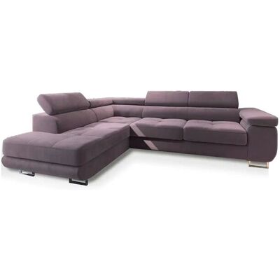 MASSENO Ecksofa mit Schlaffunktion Selva ¦ lila/violett ¦ Maße (cm): B: 277 H: MASSENO Ecksofa mit Schlaffunktion Selva ¦ lila/violett ¦ Maße (cm): B: 277 H: