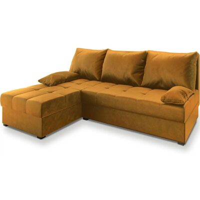 MASSENO Ecksofa mit Schlaffunktion Rita ¦ orange ¦ Maße (cm): B: 200 H: 85 MASSENO Ecksofa mit Schlaffunktion Rita ¦ orange ¦ Maße (cm): B: 200 H: 85