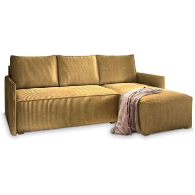 MASSENO Ecksofa mit Schlaffunktion Perusi ¦ gelb ¦ Maße (cm): B: 206 H: 85 MASSENO Ecksofa mit Schlaffunktion Perusi ¦ gelb ¦ Maße (cm): B: 206 H: 85