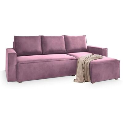MASSENO Ecksofa mit Schlaffunktion Siles ¦ lila/violett ¦ Maße (cm): B: 230 H: MASSENO Ecksofa mit Schlaffunktion Siles ¦ lila/violett ¦ Maße (cm): B: 230 H: