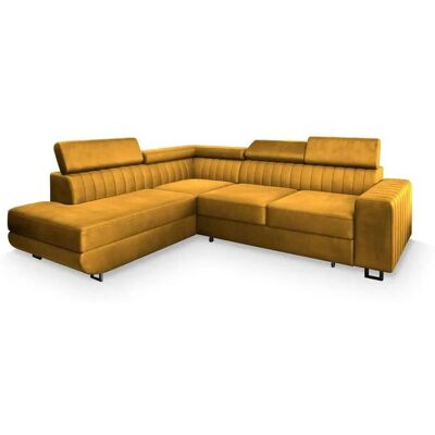 MASSENO Ecksofa mit Schlaffunktion Nola ¦ gelb ¦ Maße (cm): B: 253 H: 88 MASSENO Ecksofa mit Schlaffunktion Nola ¦ gelb ¦ Maße (cm): B: 253 H: 88
