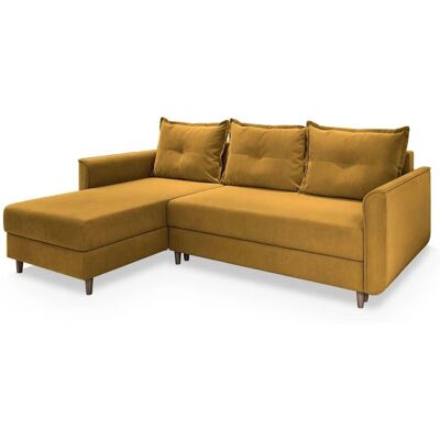 MASSENO Ecksofa mit Schlaffunktion Pisan ¦ gelb ¦ Maße (cm): B: 220 H: 91 MASSENO Ecksofa mit Schlaffunktion Pisan ¦ gelb ¦ Maße (cm): B: 220 H: 91