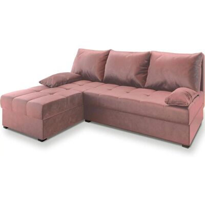 MASSENO Ecksofa mit Schlaffunktion Rita ¦ rosa/pink ¦ Maße (cm): B: 200 H: 85 MASSENO Ecksofa mit Schlaffunktion Rita ¦ rosa/pink ¦ Maße (cm): B: 200 H: 85