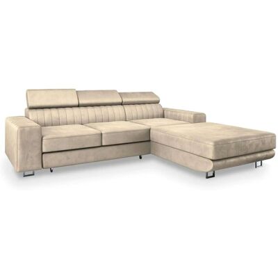 MASSENO Ecksofa mit Schlaffunktion Noto ¦ creme ¦ Maße (cm): B: 267 H: 89 MASSENO Ecksofa mit Schlaffunktion Noto ¦ creme ¦ Maße (cm): B: 267 H: 89