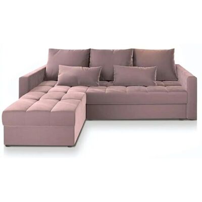 MASSENO Ecksofa mit Schlaffunktion Kos ¦ rosa/pink ¦ Maße (cm): B: 220 H: 85 MASSENO Ecksofa mit Schlaffunktion Kos ¦ rosa/pink ¦ Maße (cm): B: 220 H: 85