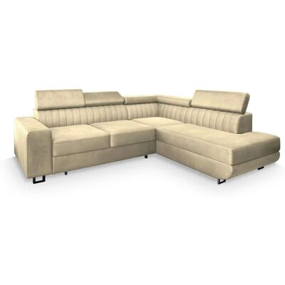 MASSENO Ecksofa mit Schlaffunktion Nola ¦ creme ¦ Maße (cm): B: 253 H: 88 MASSENO Ecksofa mit Schlaffunktion Nola ¦ creme ¦ Maße (cm): B: 253 H: 88