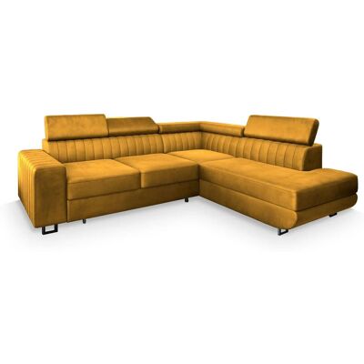 MASSENO Ecksofa mit Schlaffunktion Nola ¦ gelb ¦ Maße (cm): B: 253 H: 88 MASSENO Ecksofa mit Schlaffunktion Nola ¦ gelb ¦ Maße (cm): B: 253 H: 88