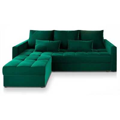 MASSENO Ecksofa mit Schlaffunktion Kos ¦ grün ¦ Maße (cm): B: 220 H: 85 MASSENO Ecksofa mit Schlaffunktion Kos ¦ grün ¦ Maße (cm): B: 220 H: 85