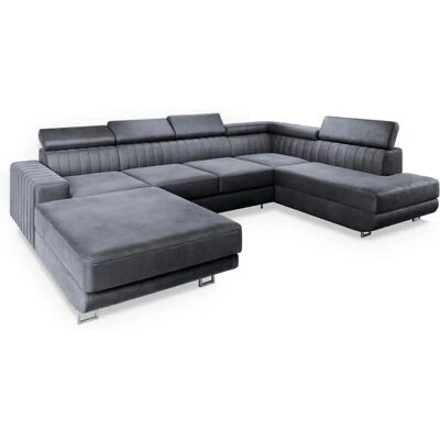 MASSENO Wohnlandschaft mit Schlaffunktion Siena ¦ grau ¦ Maße (cm): B: 335 H: 89 MASSENO Wohnlandschaft mit Schlaffunktion Siena ¦ grau ¦ Maße (cm): B: 335 H: 89