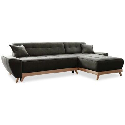 Miuform Ecksofa mit Schlaffunktion Dazzling Daisy ¦ schwarz ¦ Maße (cm): B: 260 Miuform Ecksofa mit Schlaffunktion Dazzling Daisy ¦ schwarz ¦ Maße (cm): B: 260