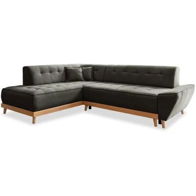 Miuform Ecksofa mit Schlaffunktion Dazzling Daisy ¦ schwarz ¦ Maße (cm): B: 253 Miuform Ecksofa mit Schlaffunktion Dazzling Daisy ¦ schwarz ¦ Maße (cm): B: 253