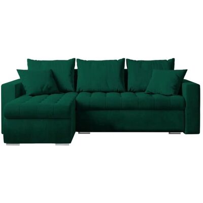 Höffner Ecksofa mit Schlaffunktion Luis ¦ grün ¦ Maße (cm): B: 238 H: 85 Höffner Ecksofa mit Schlaffunktion Luis ¦ grün ¦ Maße (cm): B: 238 H: 85