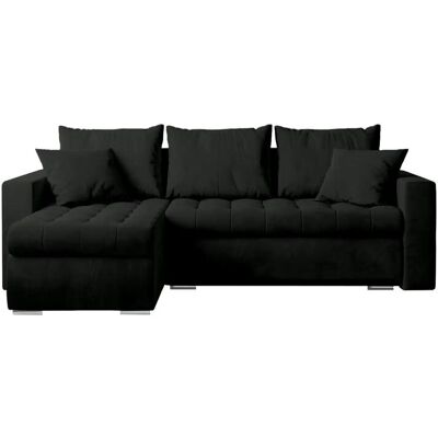 Höffner Ecksofa mit Schlaffunktion Luis ¦ schwarz ¦ Maße (cm): B: 238 H: 85 Höffner Ecksofa mit Schlaffunktion Luis ¦ schwarz ¦ Maße (cm): B: 238 H: 85