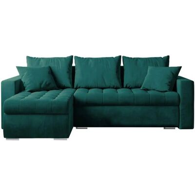 Höffner Ecksofa mit Schlaffunktion Luis ¦ grün ¦ Maße (cm): B: 238 H: 85 Höffner Ecksofa mit Schlaffunktion Luis ¦ grün ¦ Maße (cm): B: 238 H: 85