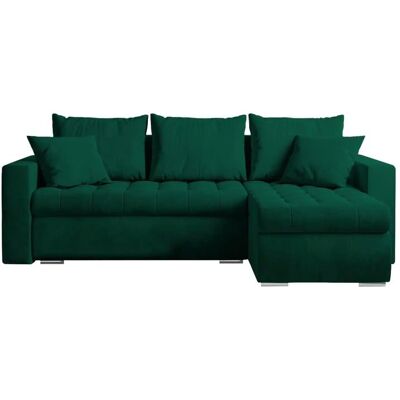 Höffner Ecksofa mit Schlaffunktion Luis ¦ grün ¦ Maße (cm): B: 238 H: 85 Höffner Ecksofa mit Schlaffunktion Luis ¦ grün ¦ Maße (cm): B: 238 H: 85