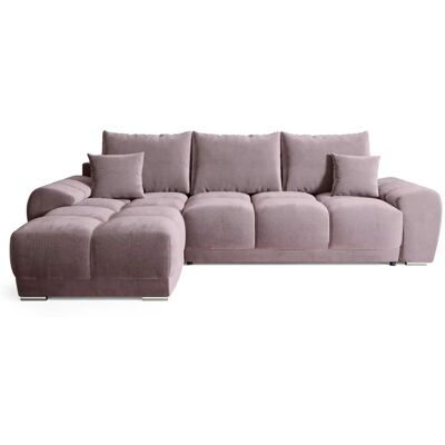 Höffner Ecksofa mit Schlaffunktion Nubes ¦ rosa/pink ¦ Maße (cm): B: 290 H: 85 Höffner Ecksofa mit Schlaffunktion Nubes ¦ rosa/pink ¦ Maße (cm): B: 290 H: 85