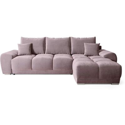 Höffner Ecksofa mit Schlaffunktion Nubes ¦ rosa/pink ¦ Maße (cm): B: 290 H: 85 Höffner Ecksofa mit Schlaffunktion Nubes ¦ rosa/pink ¦ Maße (cm): B: 290 H: 85
