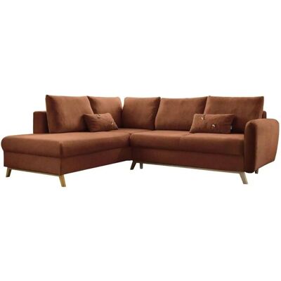 Miuform Ecksofa mit Schlaffuntkion Scandic Lagom ¦ rot ¦ Maße (cm): B: 242 H: 90 Miuform Ecksofa mit Schlaffuntkion Scandic Lagom ¦ rot ¦ Maße (cm): B: 242 H: 90