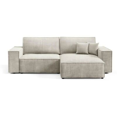Höffner Ecksofa mit Schlaffunktion Mille ¦ beige ¦ Maße (cm): B: 257 H: 88 Höffner Ecksofa mit Schlaffunktion Mille ¦ beige ¦ Maße (cm): B: 257 H: 88